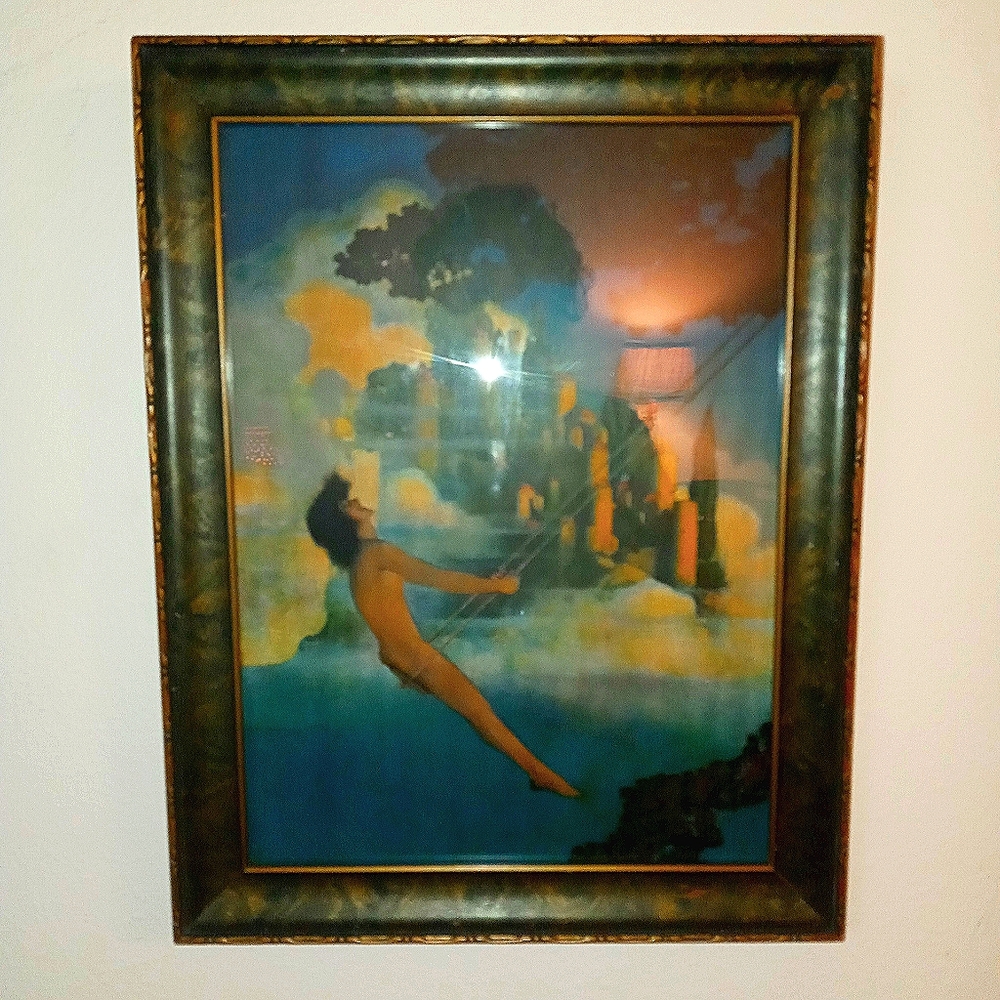 Rare 1920s Maxfield Parrish Collotype Print